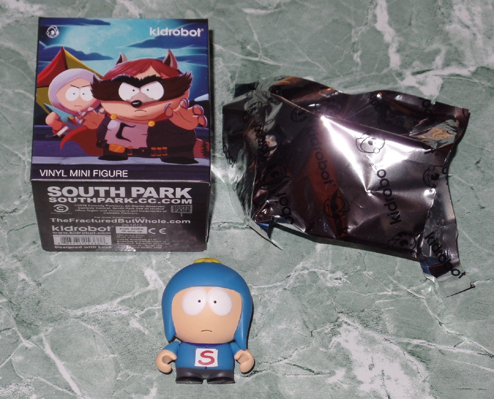 Amazon Com South Park Kidrobot The Fractured But Whole Super Craig 3 Vinyl Figure Mini Series 2 Toys Games