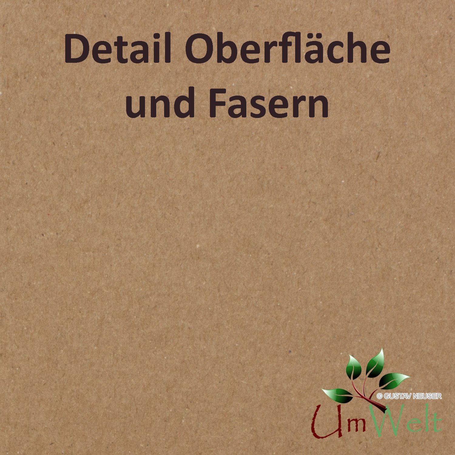 NEUSER PAPIER 50x Vintage Kraft Paper, DIN A5-21 x 14.8 cm, sustainable natural brown recycled paper - Image 4