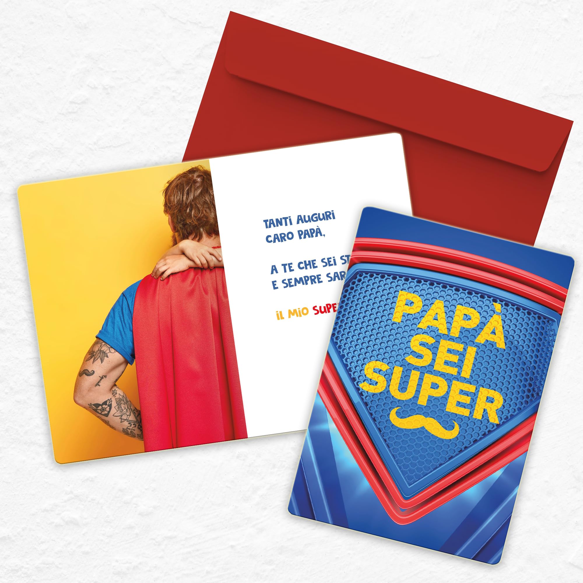 LINA OFFICINE GRAFICHE CREATIVE Papa Six Super Greeting Card