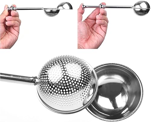 Miniatura 5 de Kare & Kind 2 varitas de polvo para hornear, azúcar, harina y especias, tamiz de azúcar en polvo para golosinas horneadas, herramienta de cocción