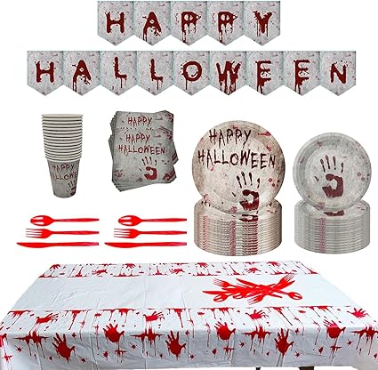 Amazon Co Jp ハロウィンブラッディ食器セット 血まみれの手形ハロウィン紙皿セット ハロウィンブラッディパーティーデコレーション ホーム キッチン Amazon Co Jp ハロウィンブラッディ食器セット 血まみれの手形ハロウィン紙皿セット ハロウィンブラッディパーティーデコレーション ホーム キッチン