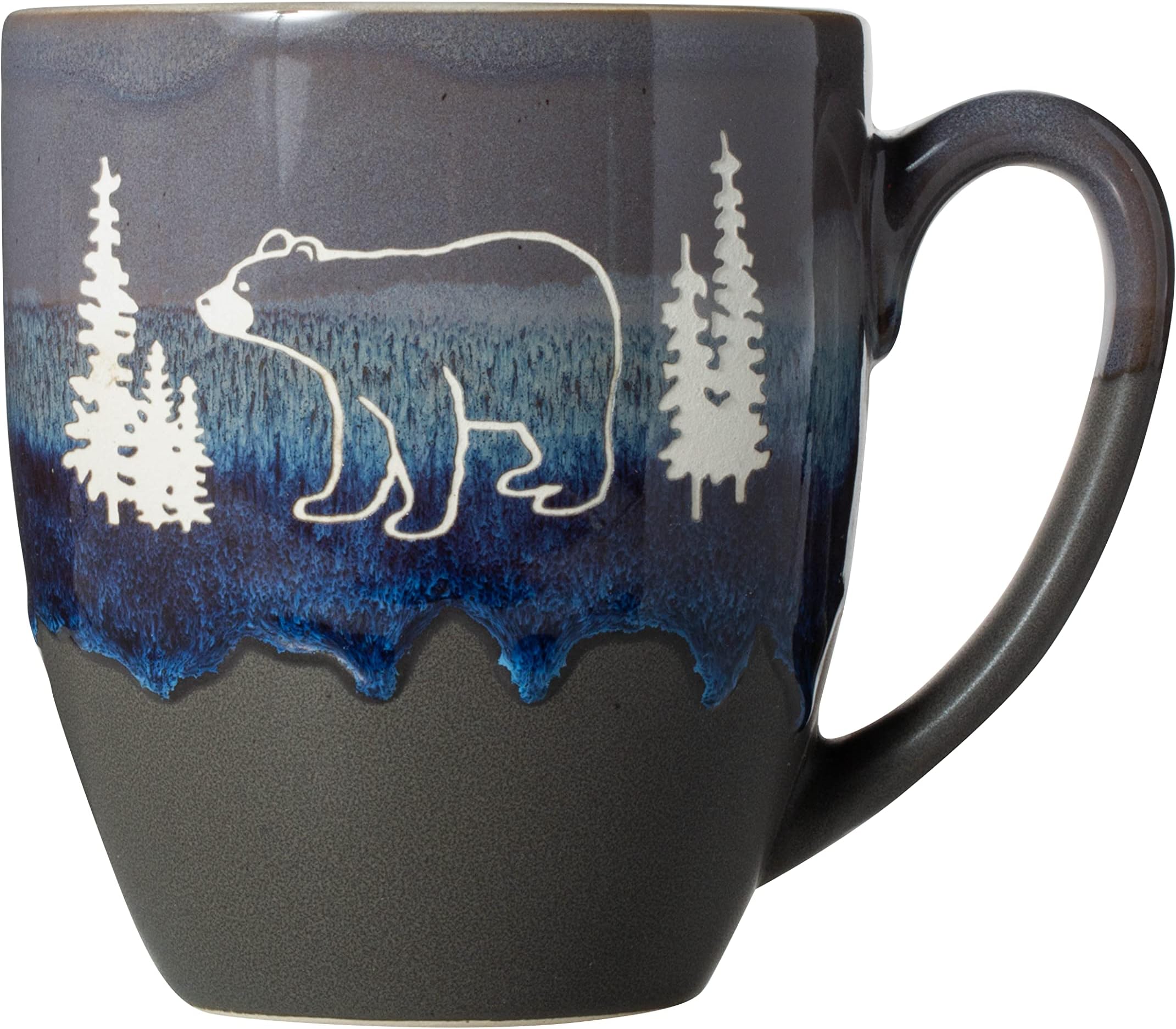 Freeport Etched Stoneware 18oz Mug, Multiple Styles Available (Bear)
