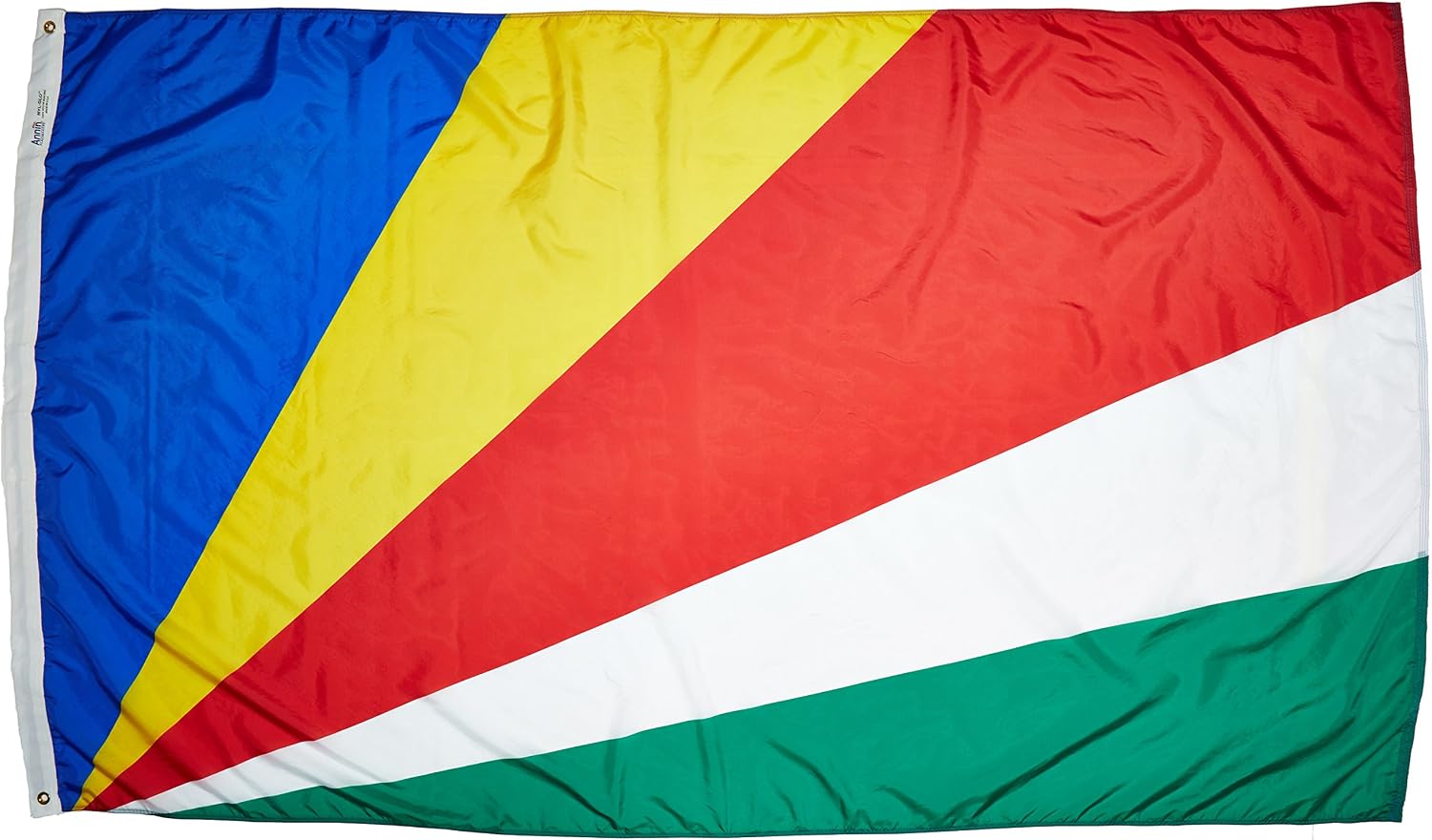 Annin Flagmakers Seychelles Flag USA-Made to Official United Nations Design Specifications, 2 x 3 Feet (Model 197278)