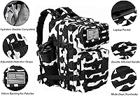 Vista 5 de LHI Mochila Militar Táctica para Hombres y Mujeres 25L/35L Mochila de Asalto del Ejército Bolsa Mochila Pequeña con Portabotellas