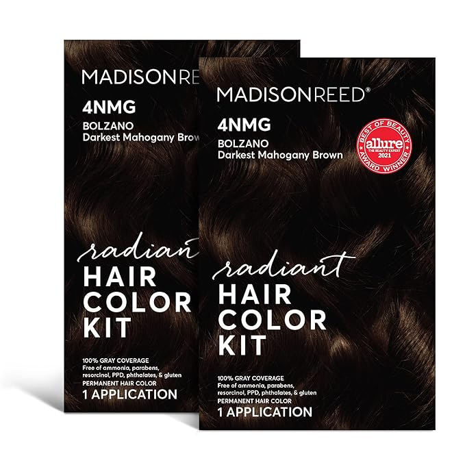 Madison Reed Radiant Hair Color Kit, Darkest Mahogany Brown