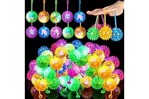 Sotiff Light Up Toys Party Favors, 18Pcs LED Bouncy Balls