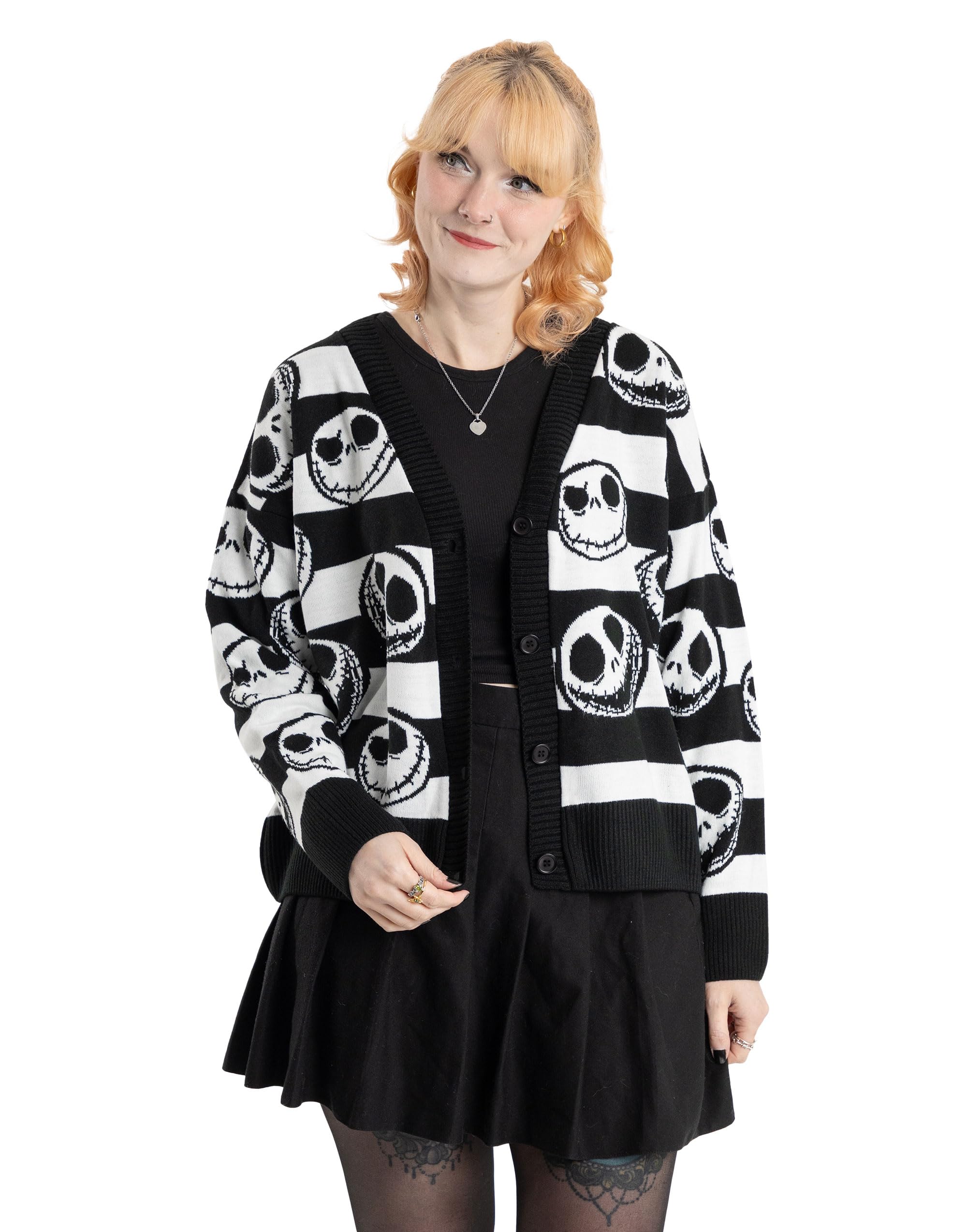 Disney Women's Black Cardigan | | Official Merch Large