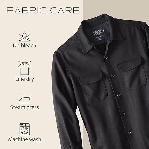 Miniatura 6 de Pendleton - Camisa de lana estilo clásico de manga larga para hombre