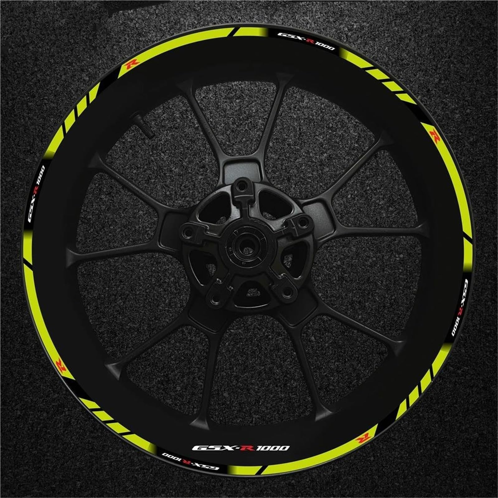 Wheel Stickers Motorcycle Reflective Wheel Decal for Suzuki GSXR1000 GSXR GSX-R 1000 GSX-R1000 Rim Stripe Decals Hub Stickers Rim Reflective Decal