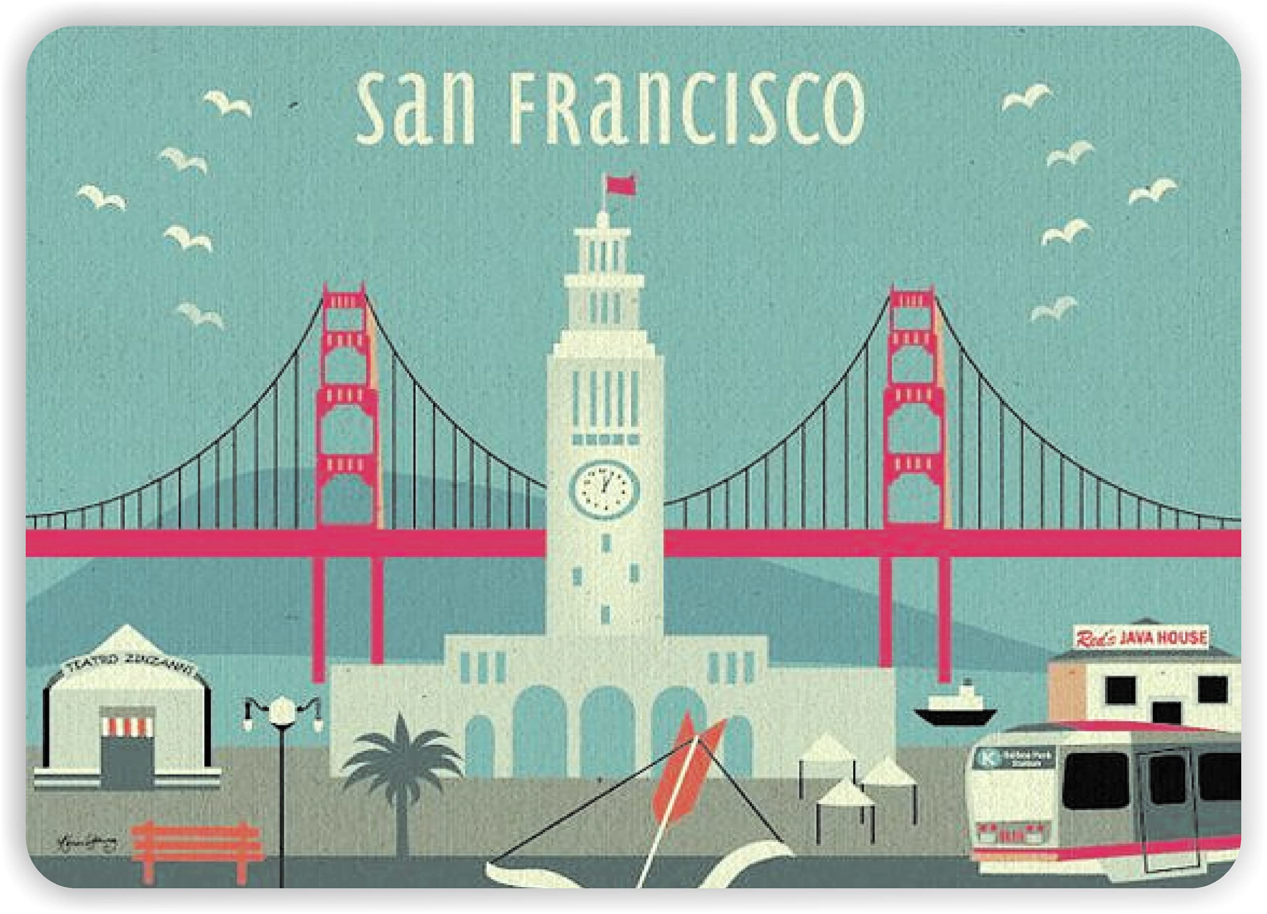 SAN Francisco - Fridge Magnet