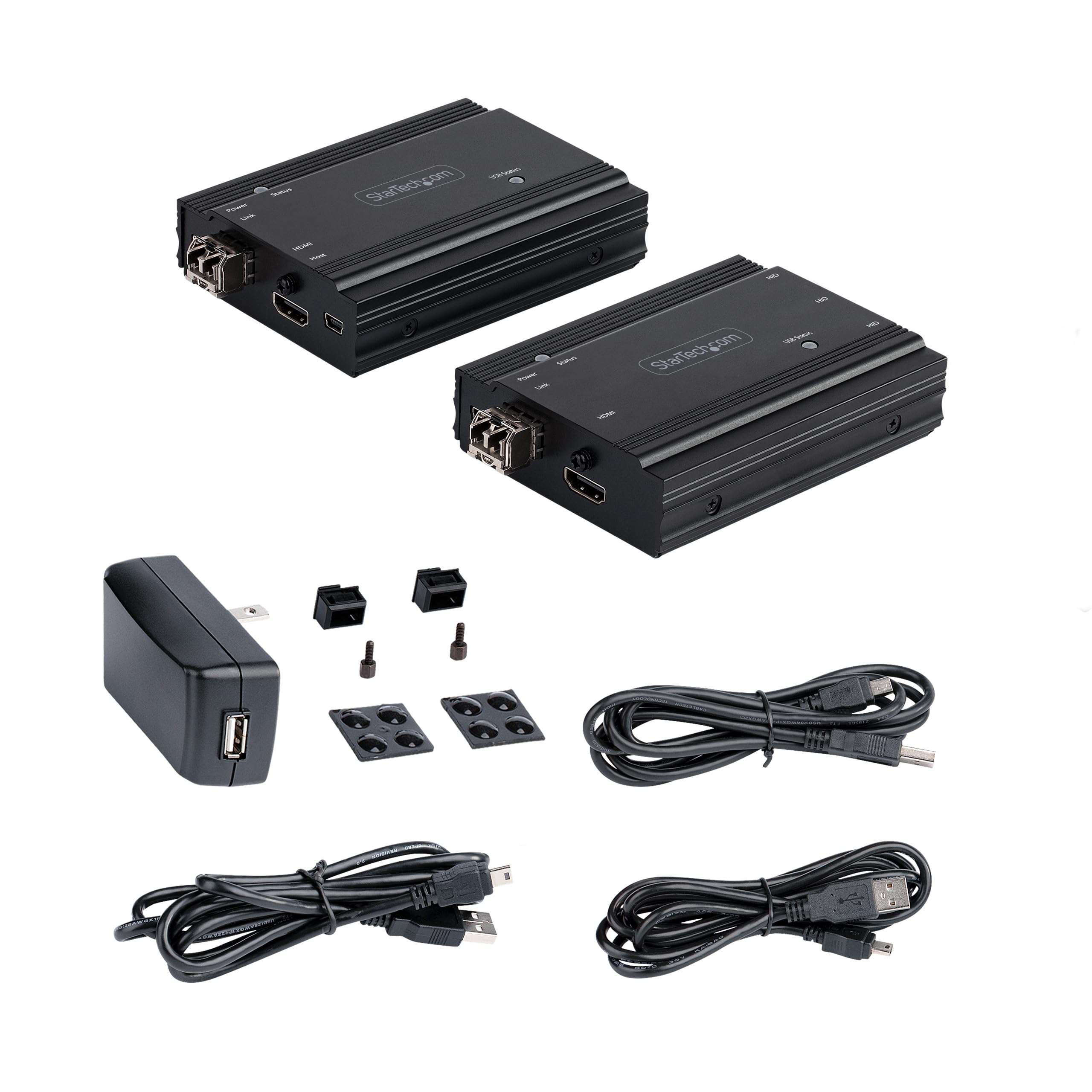 Extendeur USB 2.0 (480Mbps) sur 100m sur CAT5e/CAT 6 PoC