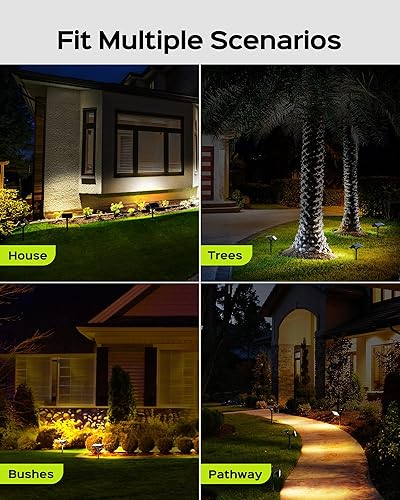 Miniatura 7 de JACKYLED Focos solares de 84 LED, 5 modos de iluminación, ajustable en 360, IP65, impermeables, superbrillantes, para exteriores, con pico