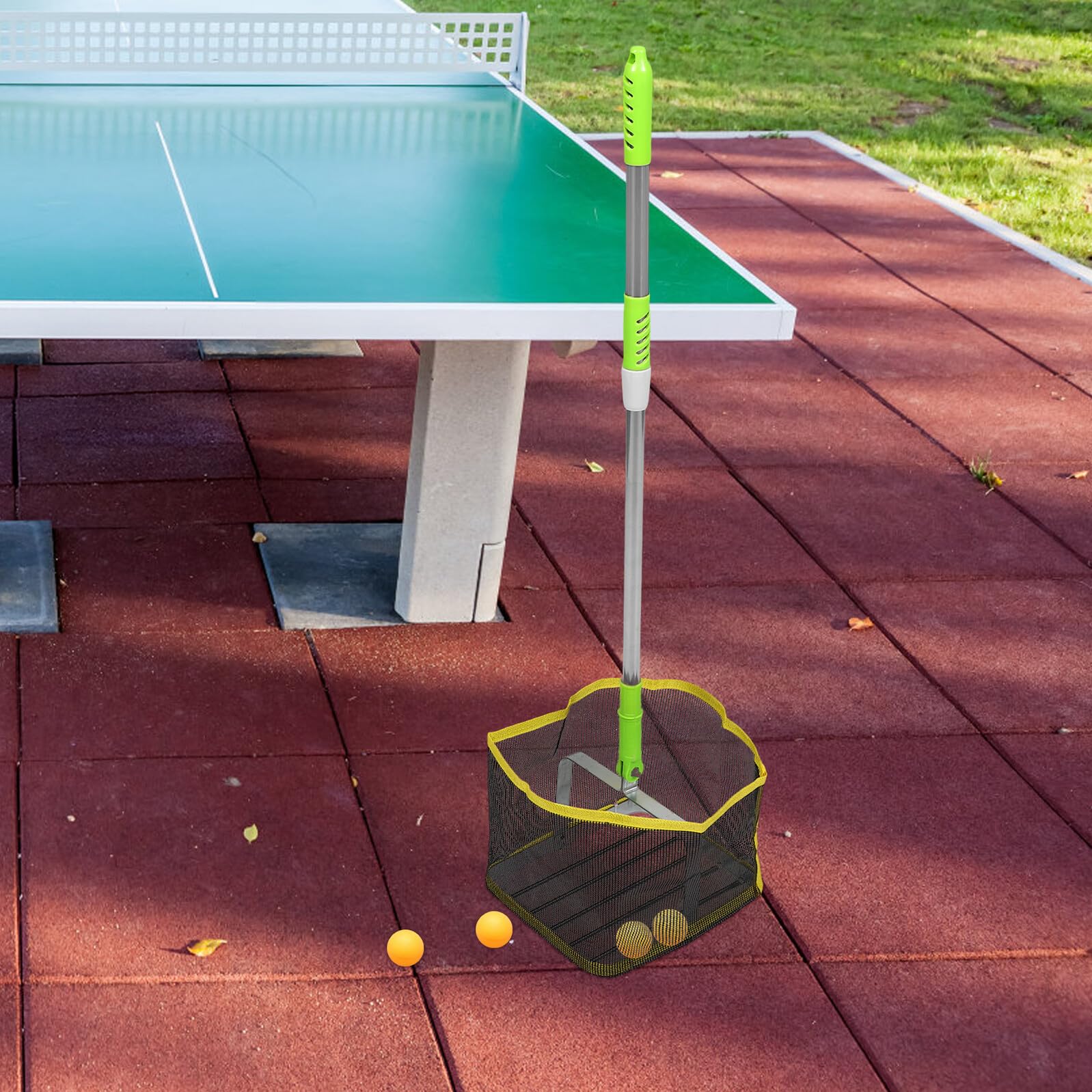 Mikinona Raccoglitore Portatile di Palline da Ping Pong Asta Telescopica, Attrezzo Professionale Leggero per Tennis da Tavolo, per Raccolta Rapida in Palestra e Campo da Gioco