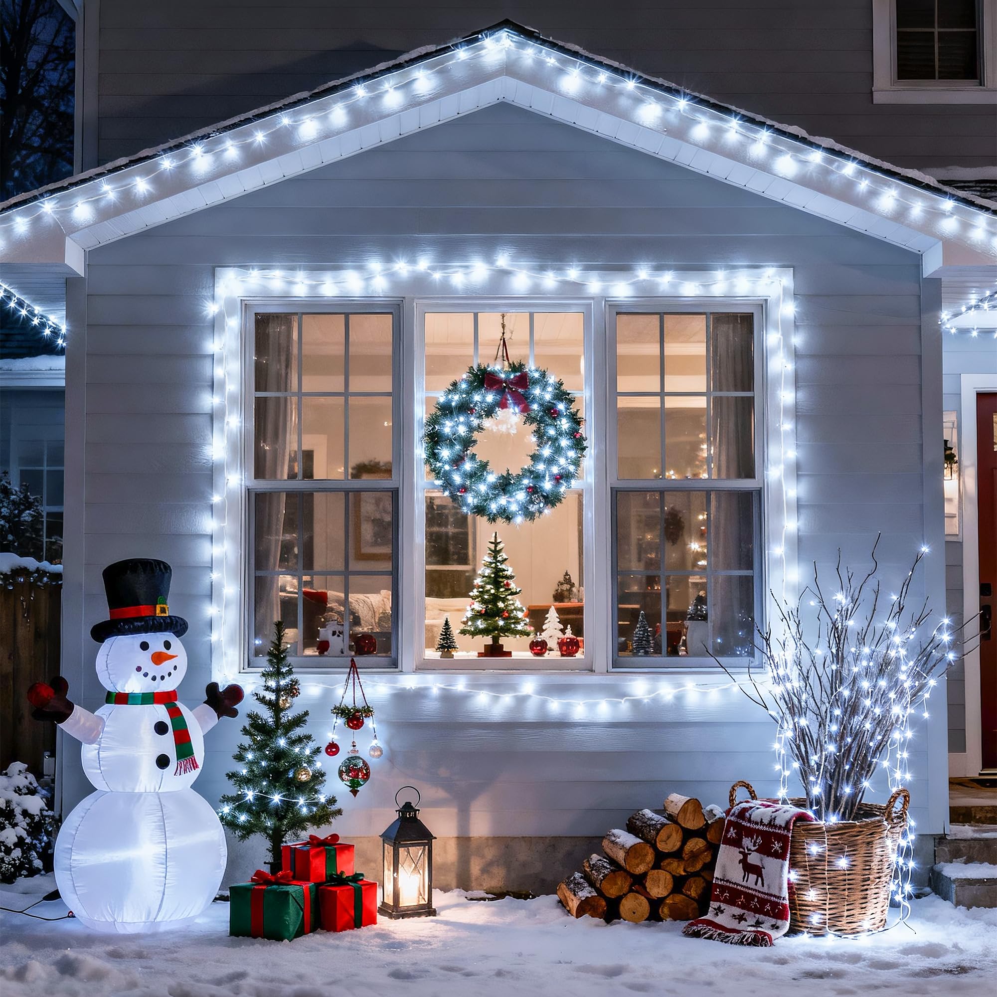 Amazon.com: JMEXSUSS Christmas Lights, 8 Modes Waterproof