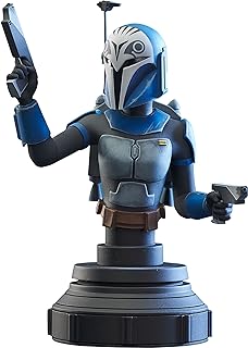 Star Wars: The Clone Wars: Bo-Katan Kryze 1:7 Busto a escala,multicolor | Star Wars The Clone Wars 6 Inch Bust Statue 1/7 Scale - Bo-Katan