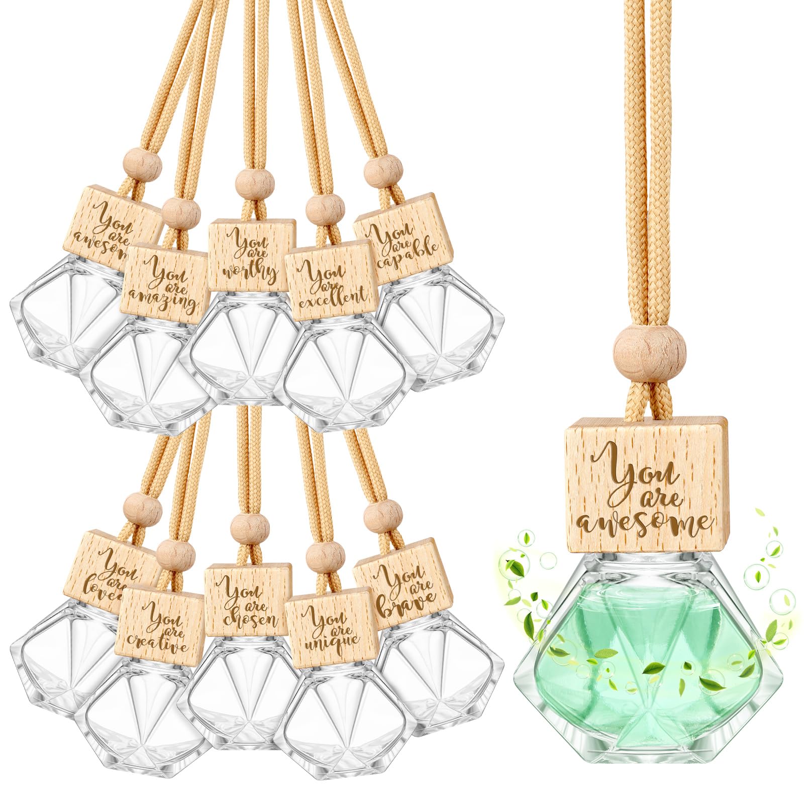 20 Pcs Christmas Appreciation Gifts, Car Diffuser Air Freshener, You are