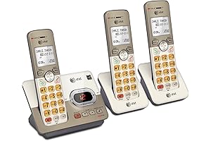 AT&T EL52313 3-Handset Cordless Phone with Answering System & Extra-Large Backlit Keys