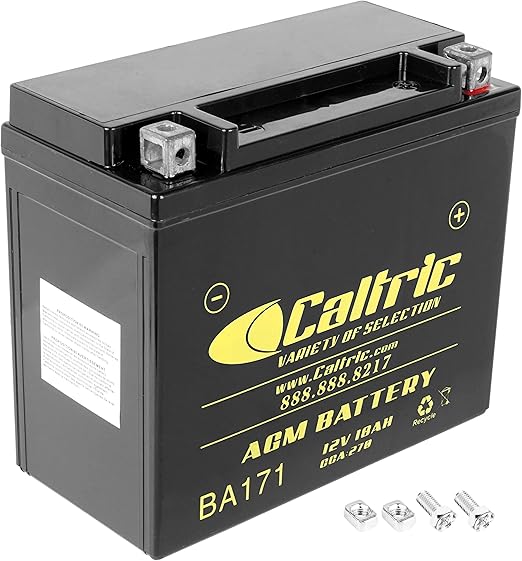 Caltric compatible with Agm Battery Polaris Ranger Rzr S 800 Efi 2009