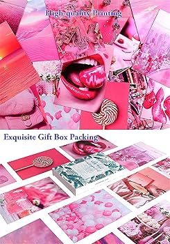 Amazon.co.jp: ピンクガーリーハートウォールコラージュキット