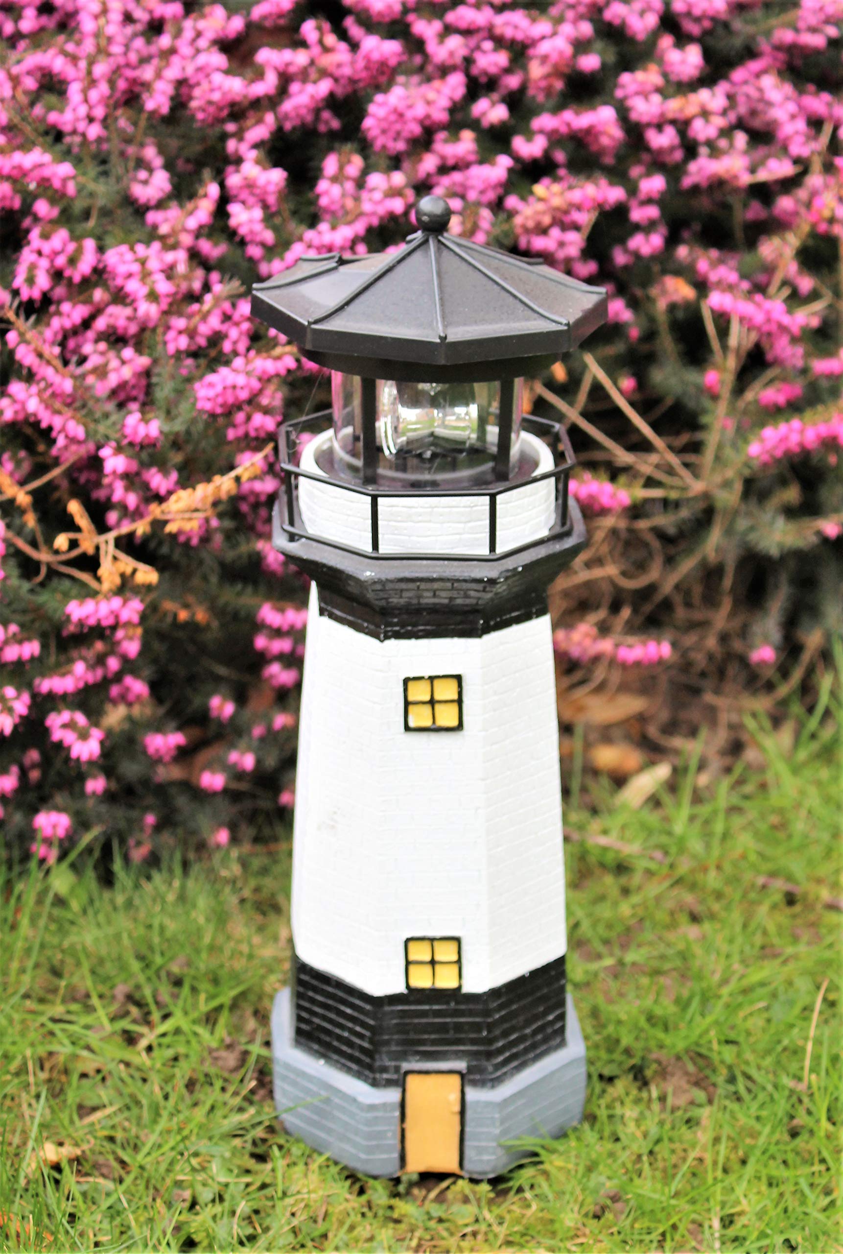 Solar Powered Lighthouse Yard Ornament