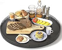 Vista 16 de Bandeja de baño de madera de roble de 12 pulgadas para mostrador, bandeja de tocador para perfume, loción, velas, maquillaje, joyería, fregadero