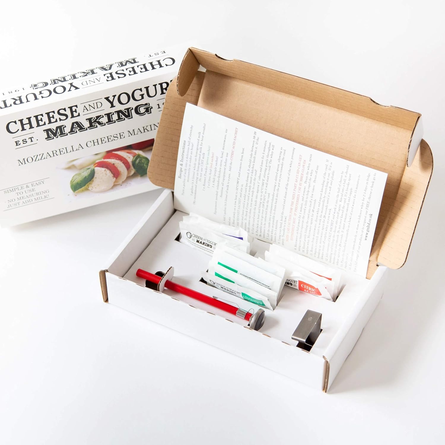 CHEESEMAKING KIT MOZZARELLA Grocery & Gourmet Food