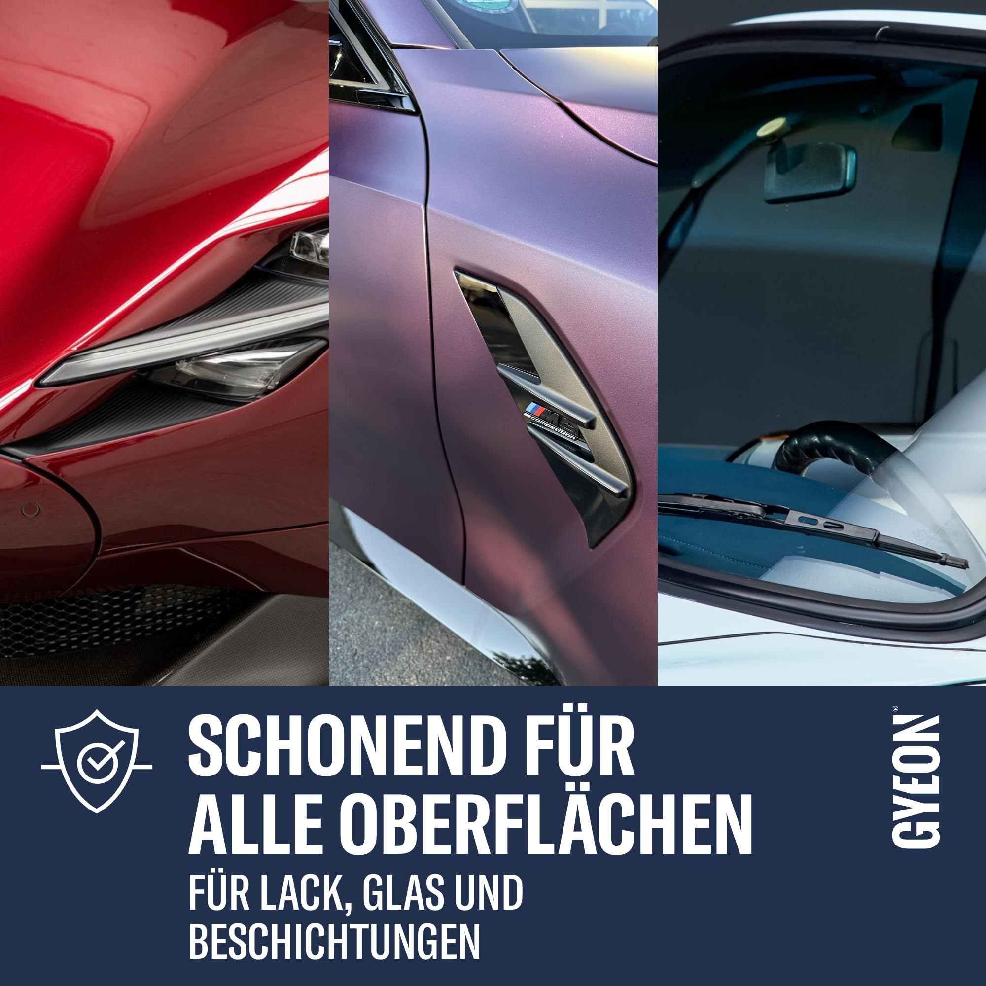 Gyeon Q²M Bathe+ - Autoshampoo mit Versiegelung - Hydrophob, selbstreinigend und sicher für alle Oberflächen (1000 ml)