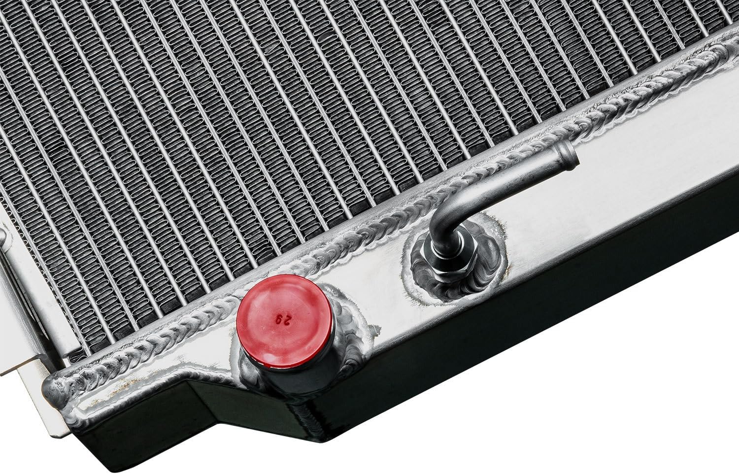 Aluminum Radiator for 1996-2002 Toyota 4Runner 2.7L 3.4L Sport Utility, OE # TO3010192, TO3010193, 16410YZZAJ, 2 Row Radiators