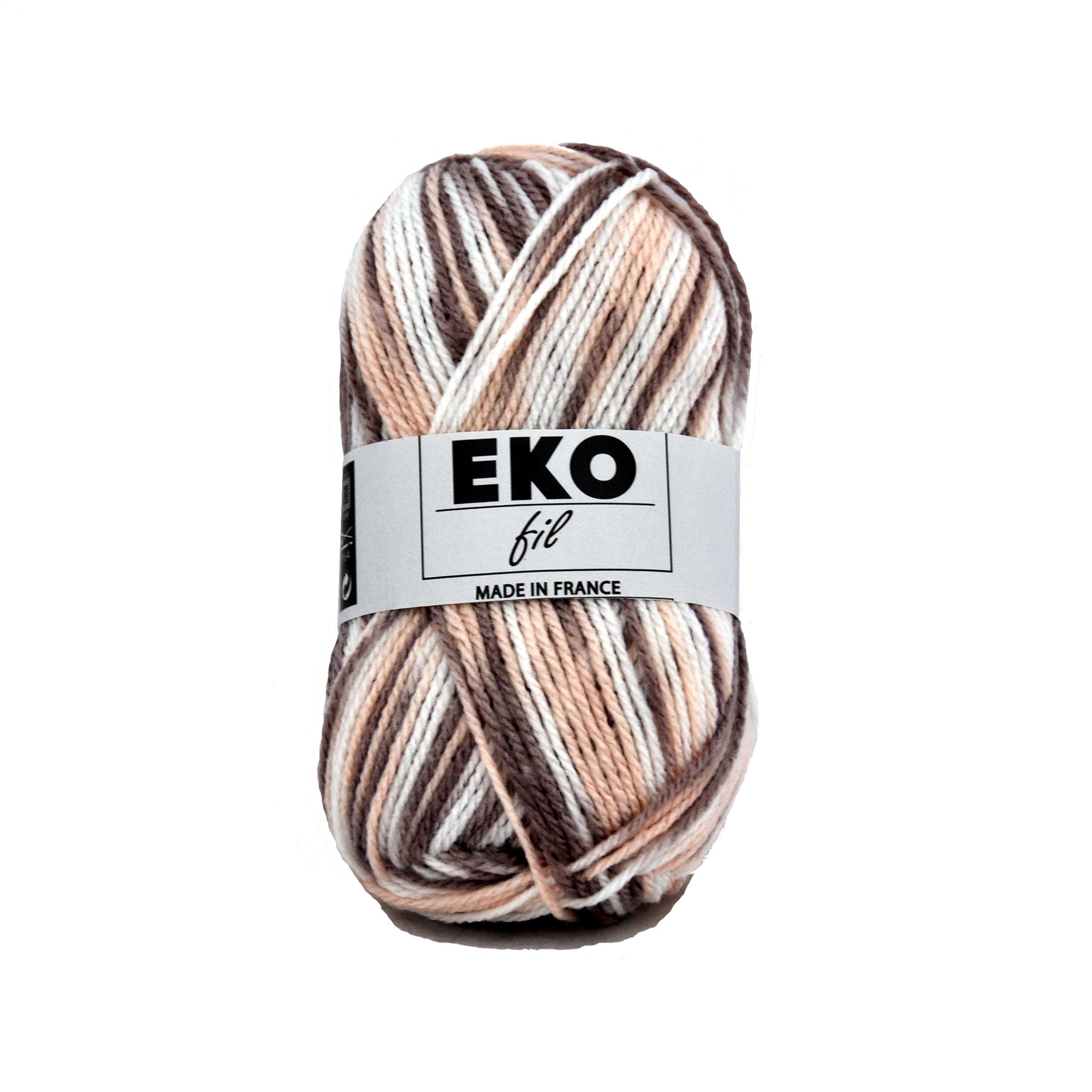 Pelote De Laine Super Douce Avec Lurex Baby King Beige 50 Grammes