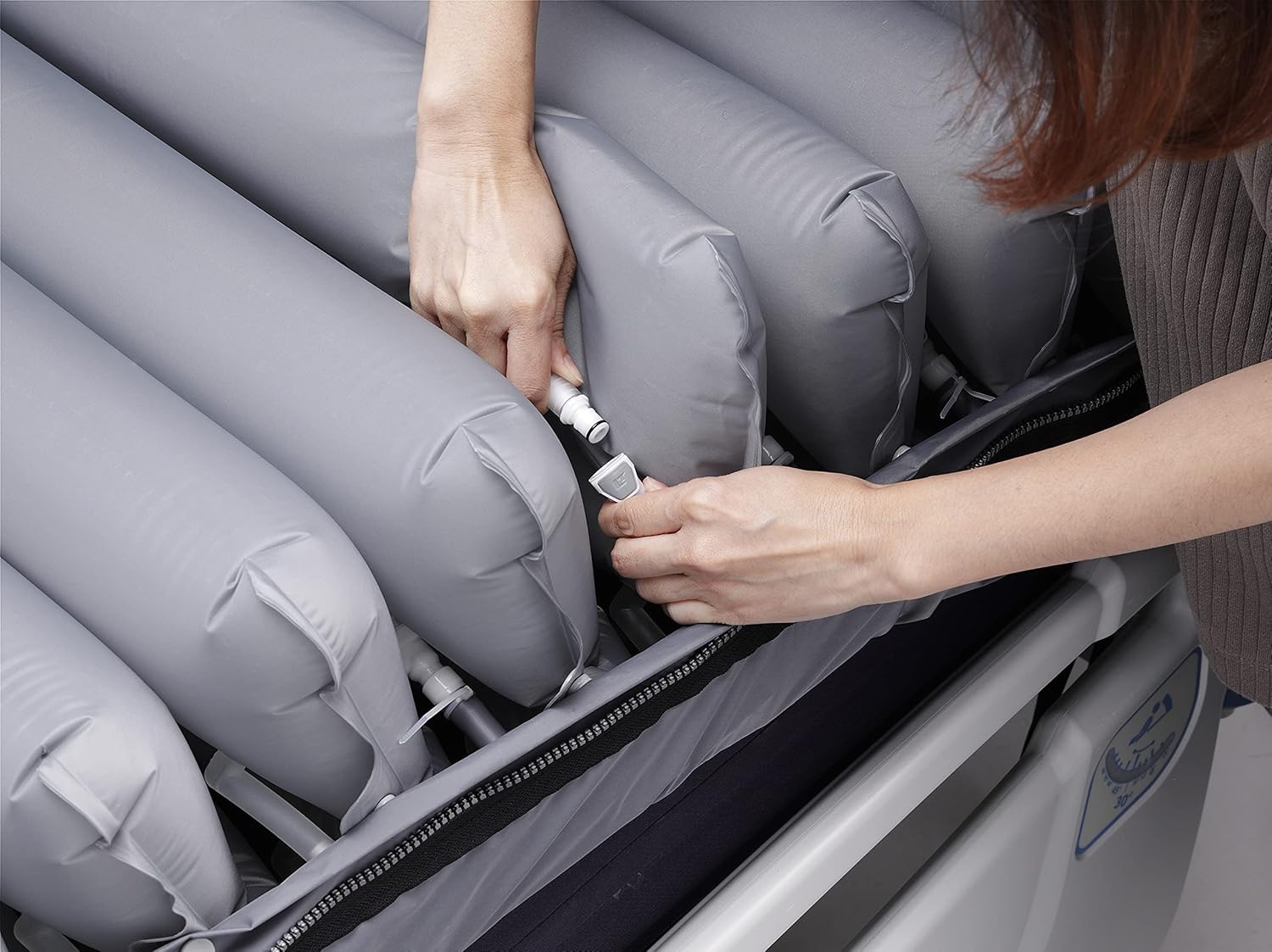 Connecting Mattress to Compressor