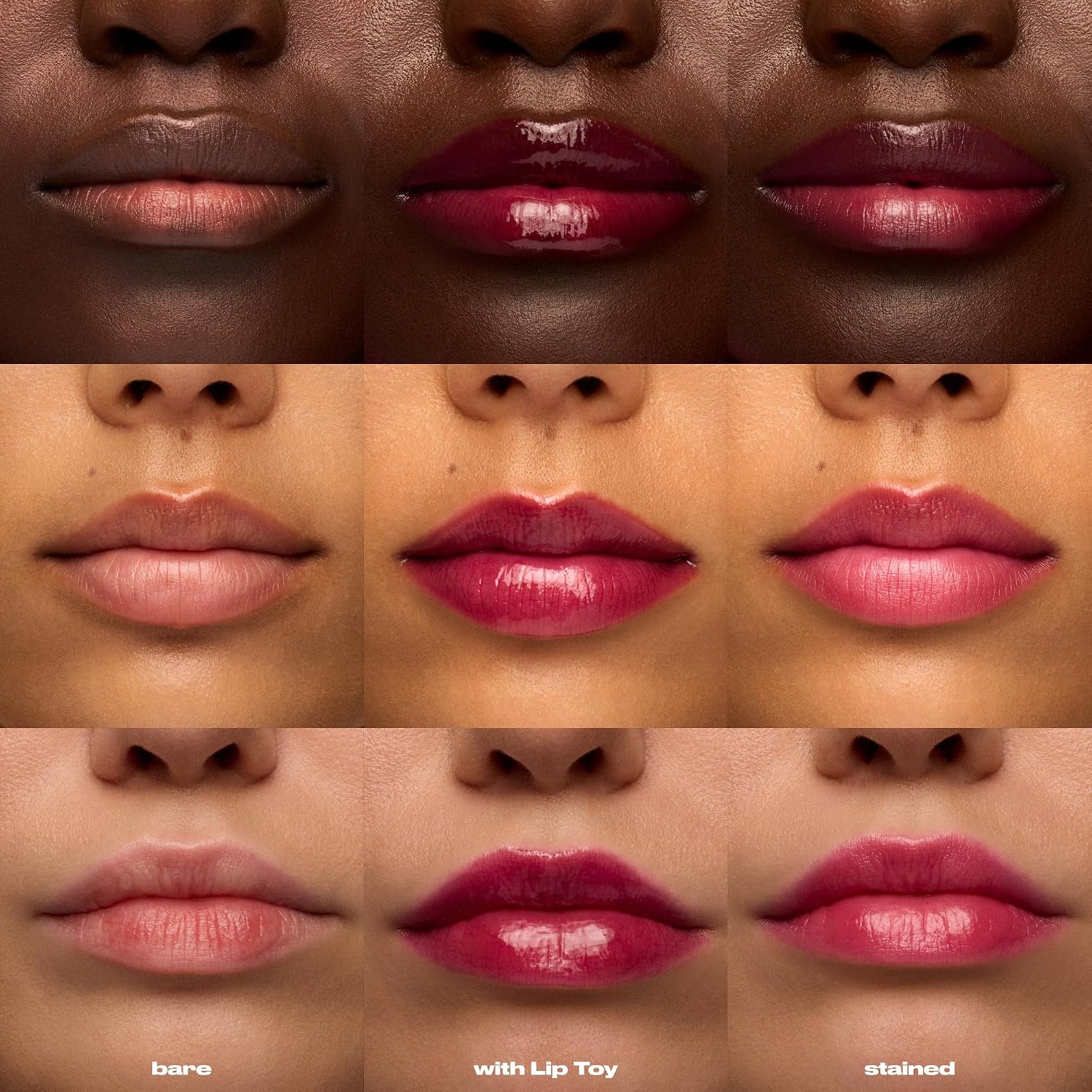 URBAN DECAY Lip Toy pH Staining Lip Oil - Lip-Caring Oil With Up To 24HR Hydration + All-Day pH-Reactive Stain, High Shine Non-Sticky Gloss
