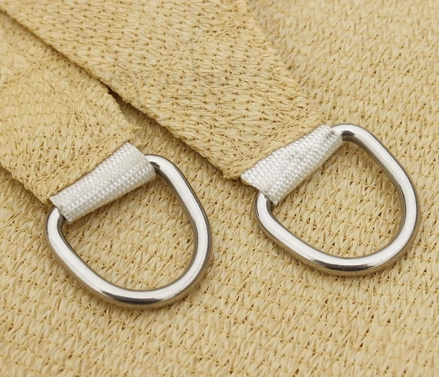 SUNNY GUARD 6.5' x 9'10" Sand Rectangle Sun Shade Sail UV Block for Outdoor Patio Garden : Patio, Lawn & Garden