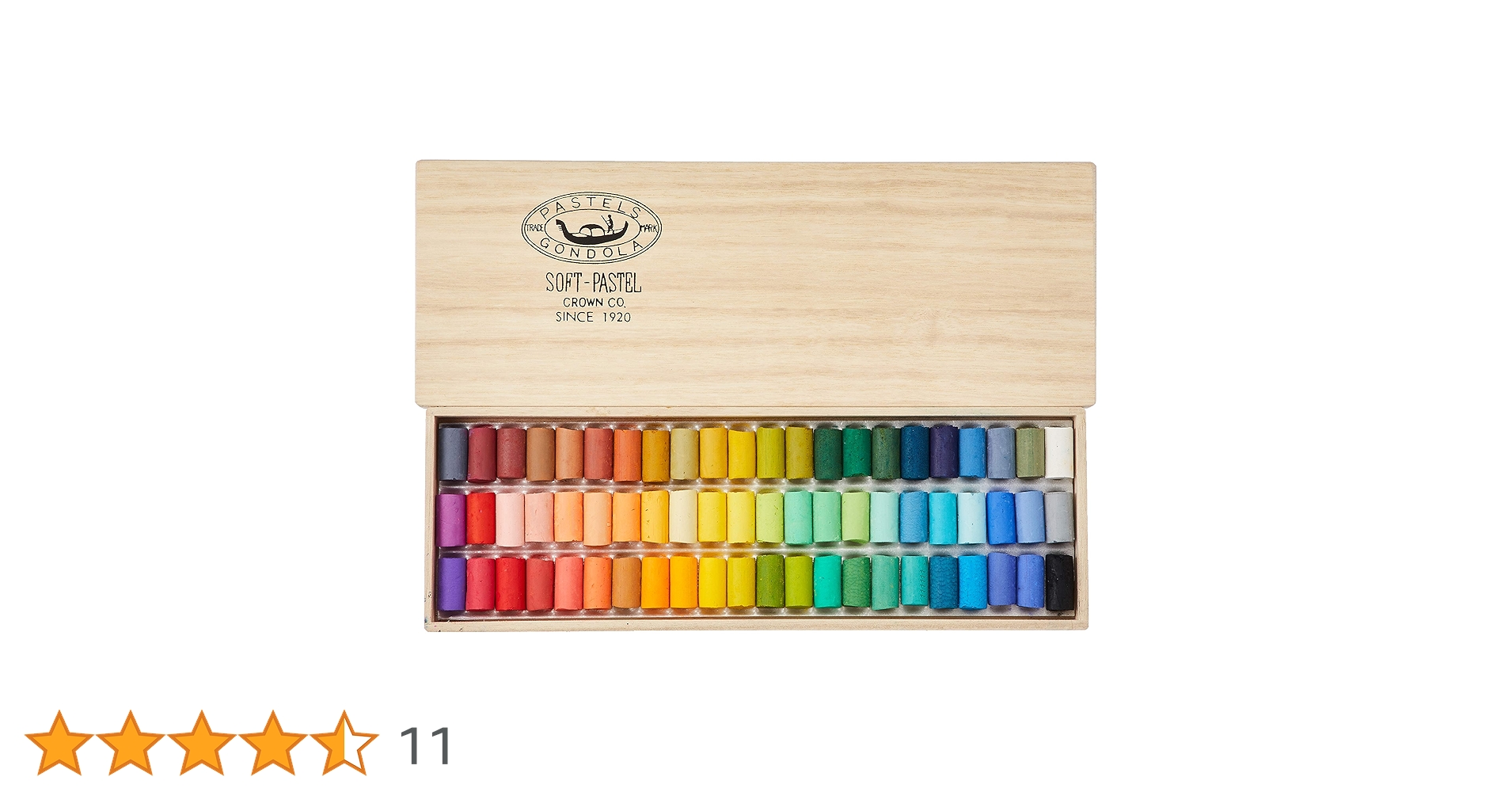 ⑩GONDLA SOFT PASTELS 66色 ゴンドラ　ソフトパステル Amazon.com: Gondola Pastel 66 Color Set : Arts, Crafts & Sewing