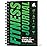 Clever Fox Fitness Journal Workout Log Book - Daily Fitness Planner Workout Journal for Women and Men. Spiral-Bound, Laminated Cover, Thick Pages, A5 (Neon Green)