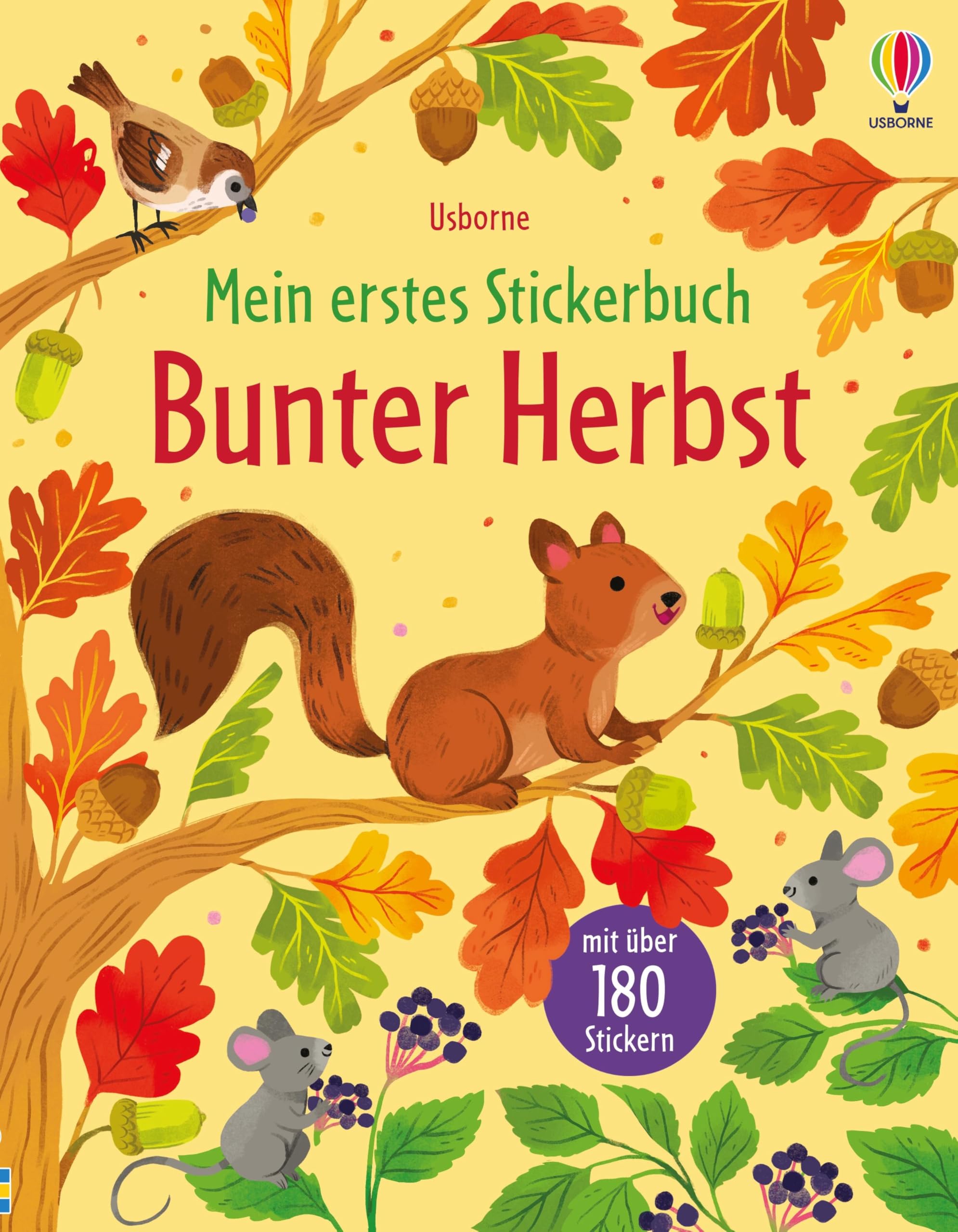 Mein erstes Stickerbuch: Bunter Herbst: Stickerheft mit über 180 Stickern – typische Herbstszenen mit Tieren und Aktivitäten – für Kinder ab 3 Jahren (Meine ersten Stickerbücher)