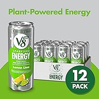 Vista 53 de V8 +Energy Sparkling Strawberry Kiwi Juice Energy Drink, lata de 11.5 onzas líquidas (paquete de 4)