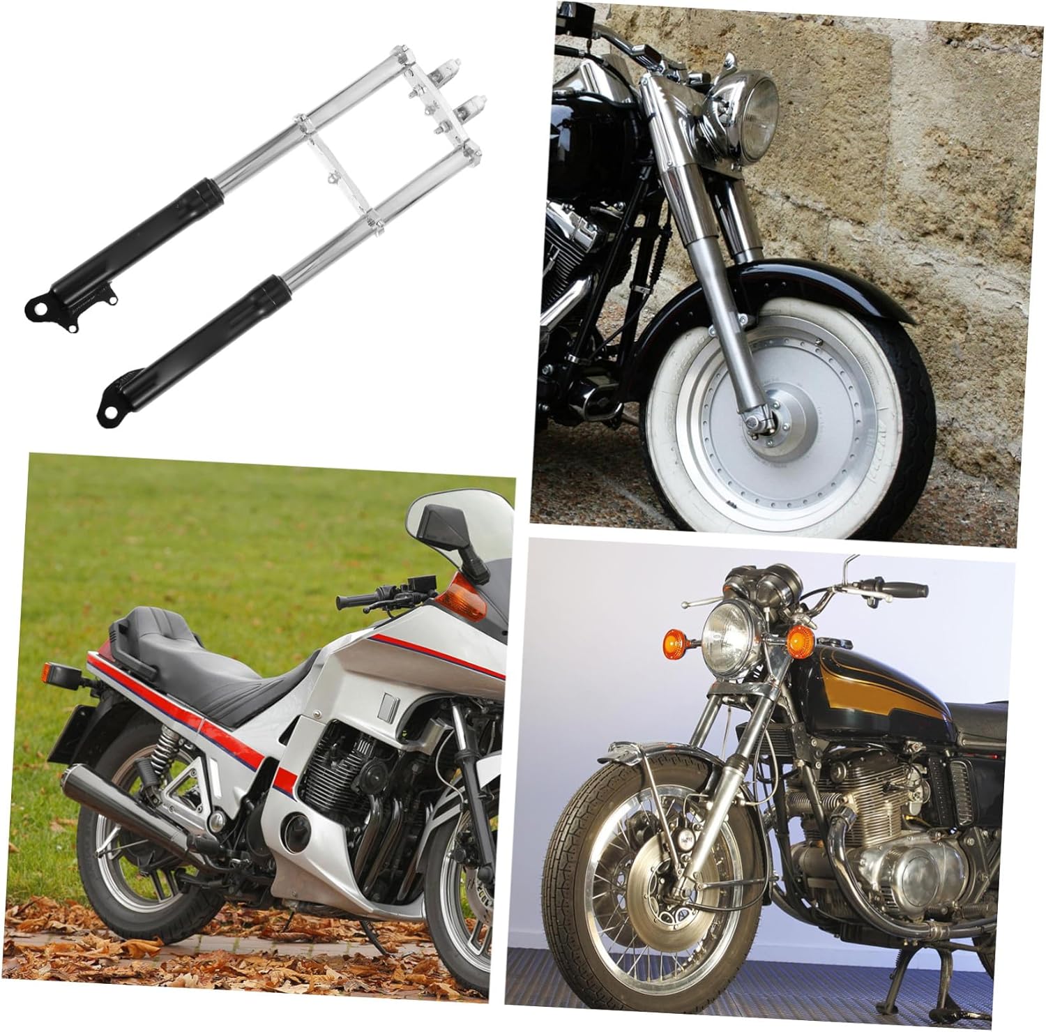 Mini Dirt Bike Suspension Fork Front Shock-absorption Fork Travel Off-road Motorcycle Replacement Dirt Bike Accessories with Wear-resistant Corrosion-resistant Design