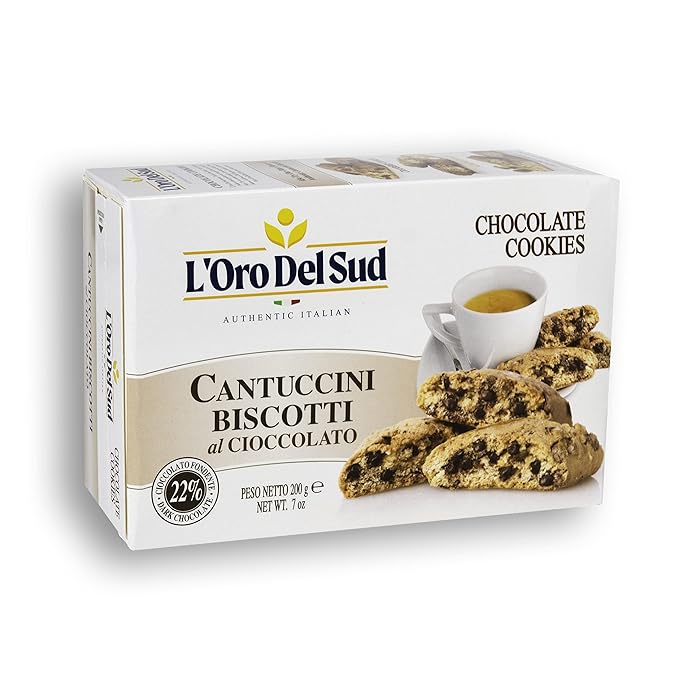 L'Oro del Sud - Galletas Italianas Biscotti con Chocolate 200g miniatura 9
