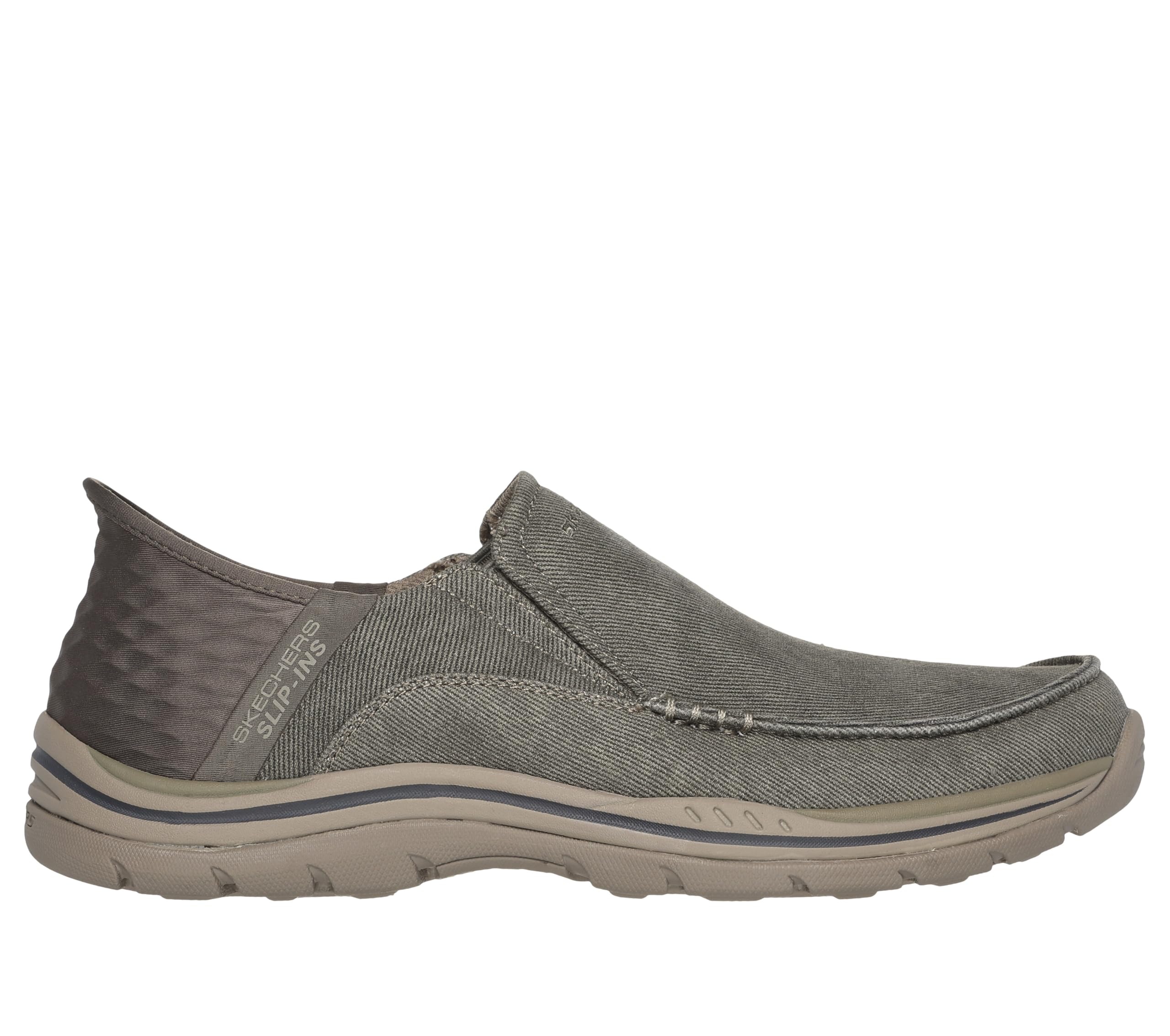 skechers Men's USA Expected - Cayson Moc Toe Canvas Slip-Ins-picture-49