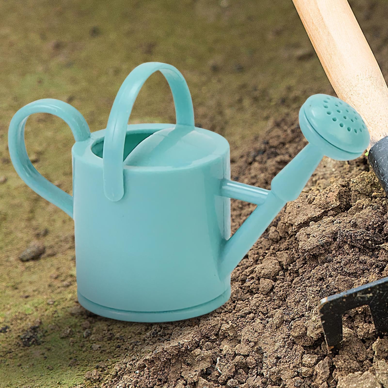 Regaderas Infantil, 3 Colores Juguetes Baño Bebés Rotación 360°, Divertida Mini Watering Can para Plantas Interior, Watering Can Mango Ergonómico Juguetes Piscina Bebés, para Niñas & Niños — view 5