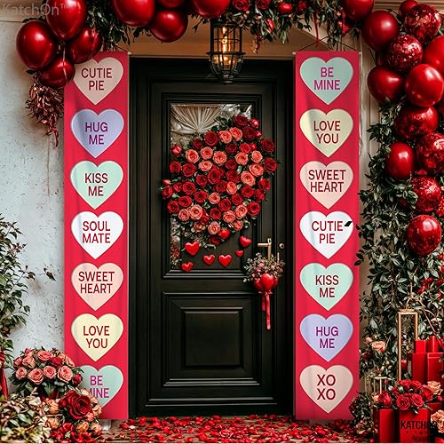 Miniatura 10 de KatchOn, Cartel de puerta de Congrats Grad  Grande 72 x 12 pulgadas, NO DIY  Letrero de puerta de graduación para decoraciones de graduación clase