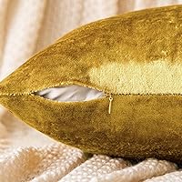 Vista 67 de EMEMA Paquete de 2 fundas de almohada de terciopelo, decorativas, cuadradas, suaves, sólidas, para sofá, dormitorio, silla o automóvil, 18 x 18 Gris