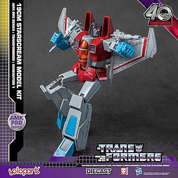 YOLOPARK Transformers G1 Starscream with Upgraded Weaponry,7.48