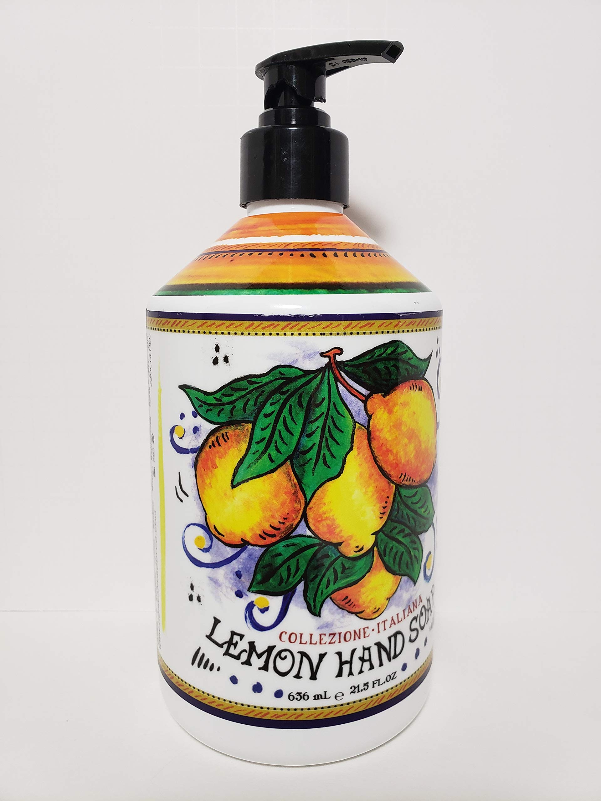 Amazon.com : Deruta Collezione Italiana Lemon Hand Soap - Perfect
