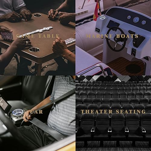 Miniatura 5 de DNB - Portavasos de acero inoxidable - Insertar soportes para bebidas con drenaje accesorios para barcos marinos