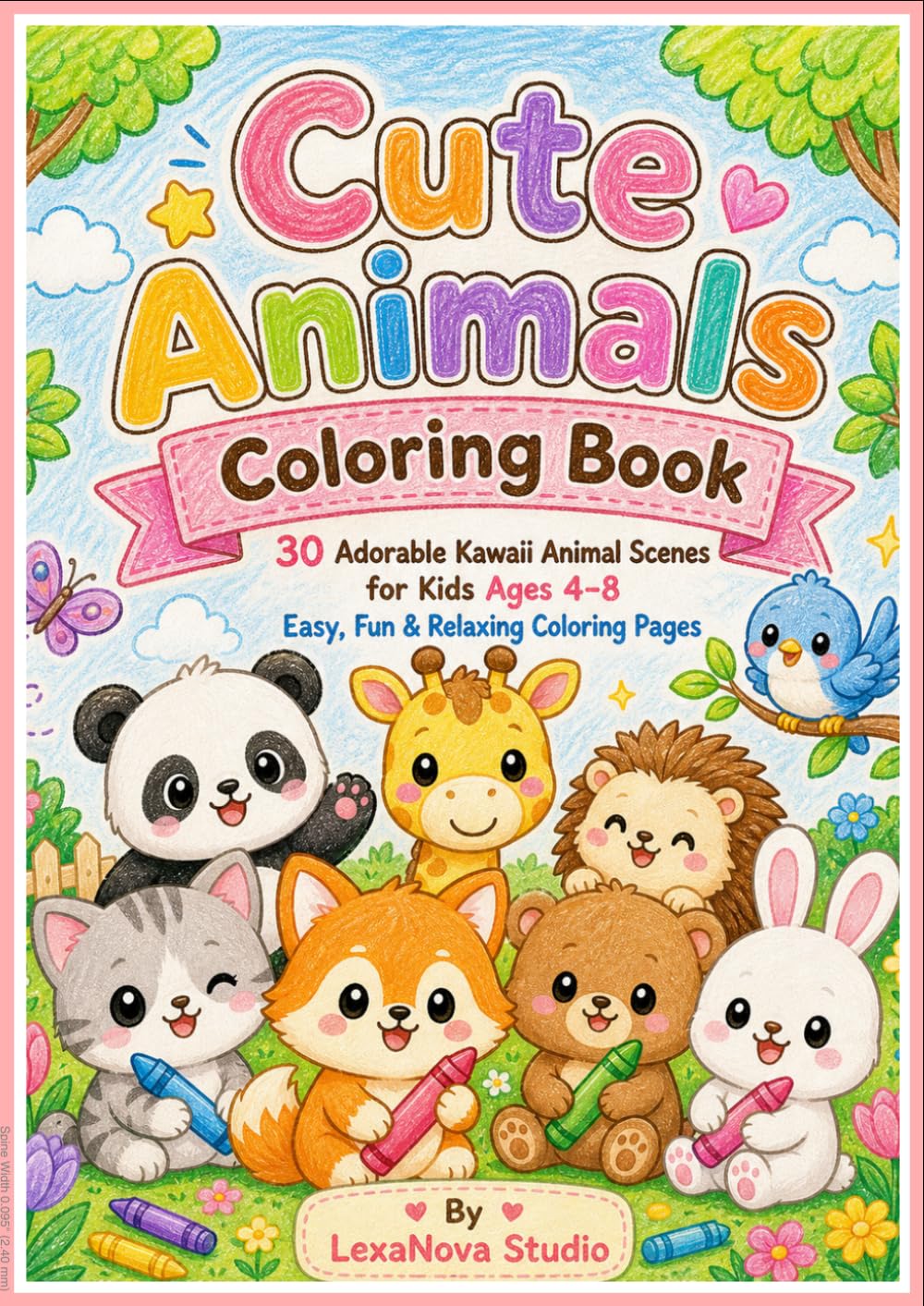 Cute Cozy Coloring Book for Kids: A Fun Mix of Coloring, Drawing and Cute Kawaii Activities for Relaxation and Creativity