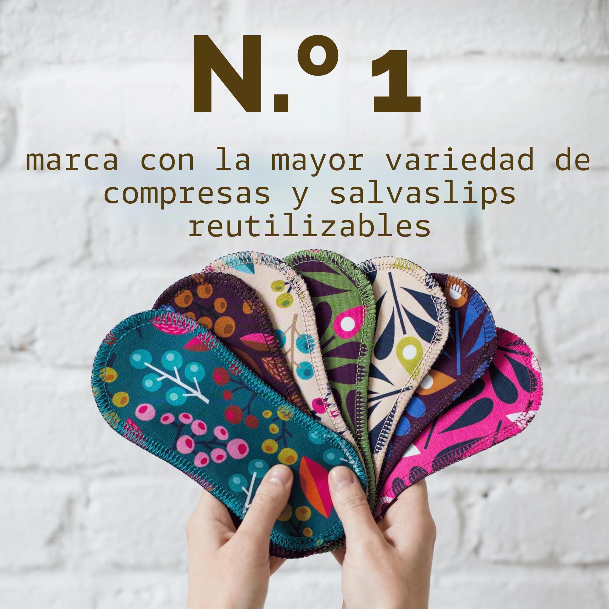 Compresas reutilizables en algodón orgánico para flujo abundante e incontinencia (L+XL, 6 uds.); lavables a alta T°, HECHAS EN LA UE; suaves, no irritantes y cómodas, compresas de tela para mujeres