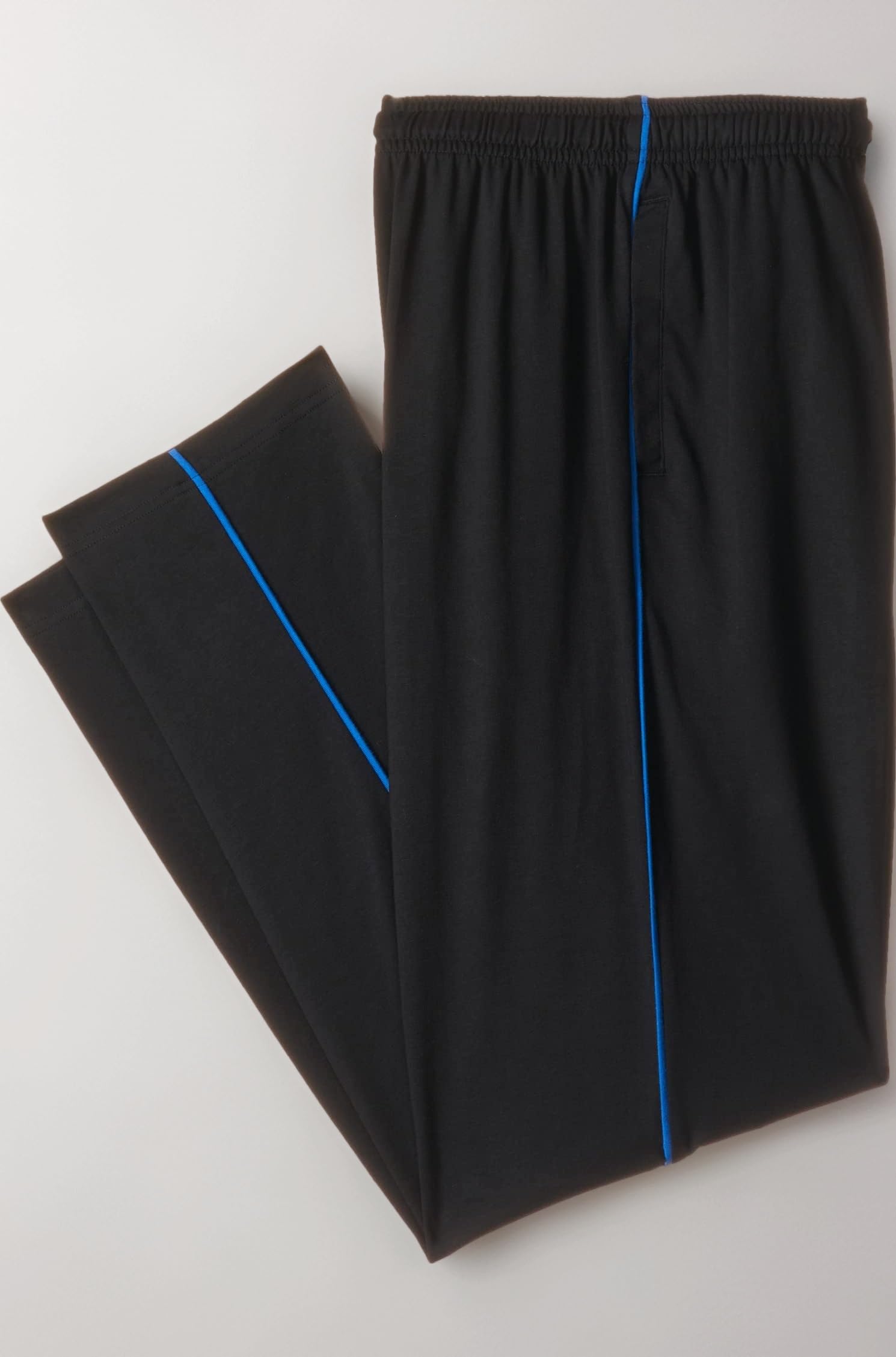 Men's Regular Fit Mid Rise Athleisure Smart Tech Trackpants - Easy Stain Release, Anti Stat, Ultra Soft
