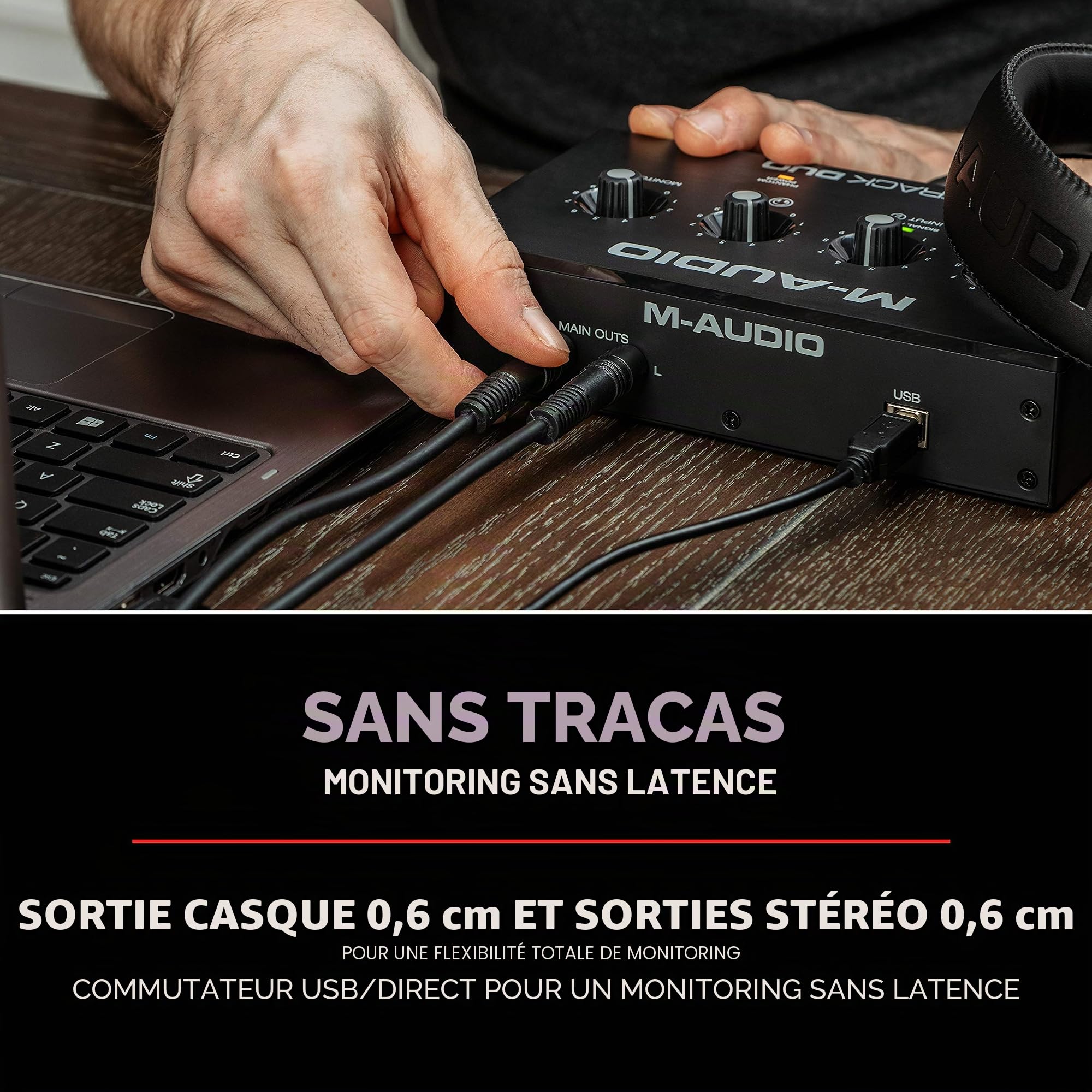 M-AUDIO Pack Paire de Moniteurs de Studio Bluetooth BX3 avec Interface Audio Double XLR pour Enregistrement Studio, Production Musicale, Podcasting, Streaming