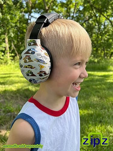 Miniatura 3 de ZIPZ Carcasa externa magnética, orejeras compatibles para bebés y niños pequeños, simplemente cambia de color, auriculares se venden por separado